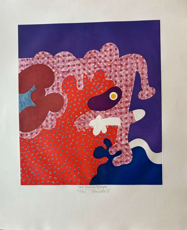 Otmar Alt: Traumfänger, 1975. Radierung.
